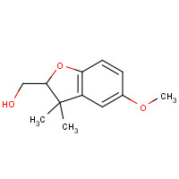 138854-49-6 (5-methoxy-3,3-dimethyl-2H-1-benzofuran-2-yl)methanol chemical structure