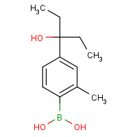 854502-99-1 [4-(3-hydroxypentan-3-yl)-2-methylphenyl]boronic acid chemical structure
