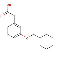 204841-01-0 2-[3-(cyclohexylmethoxy)phenyl]acetic acid chemical structure