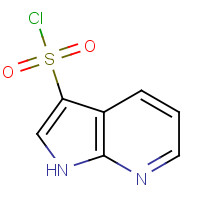 1001412-59-4 1H-pyrrolo[2,3-b]pyridine-3-sulfonyl chloride chemical structure