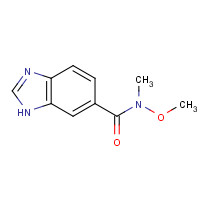 192717-32-1 N-methoxy-N-methyl-3H-benzimidazole-5-carboxamide chemical structure