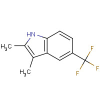 81558-19-2 2,3-dimethyl-5-(trifluoromethyl)-1H-indole chemical structure