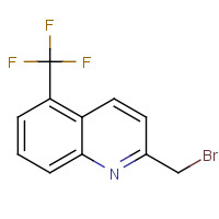 127481-99-6 2-(bromomethyl)-5-(trifluoromethyl)quinoline chemical structure