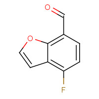 555155-07-2 4-fluoro-1-benzofuran-7-carbaldehyde chemical structure
