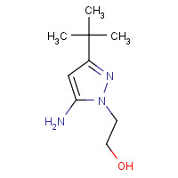 908267-36-7 2-(5-amino-3-tert-butylpyrazol-1-yl)ethanol chemical structure