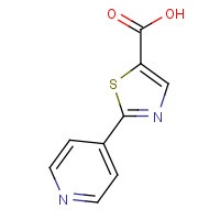216867-46-8 2-pyridin-4-yl-1,3-thiazole-5-carboxylic acid chemical structure