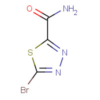 1030613-09-2 5-bromo-1,3,4-thiadiazole-2-carboxamide chemical structure