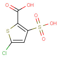 187746-94-7 5-chloro-3-sulfothiophene-2-carboxylic acid chemical structure