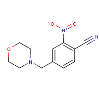 630410-23-0 4-(morpholin-4-ylmethyl)-2-nitrobenzonitrile chemical structure