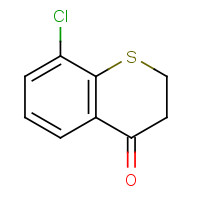 60639-20-5 8-chloro-2,3-dihydrothiochromen-4-one chemical structure