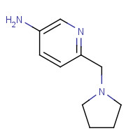 866955-36-4 6-(pyrrolidin-1-ylmethyl)pyridin-3-amine chemical structure