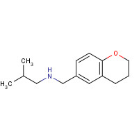 941710-49-2 N-(3,4-dihydro-2H-chromen-6-ylmethyl)-2-methylpropan-1-amine chemical structure