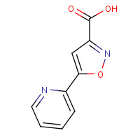 893638-37-4 5-pyridin-2-yl-1,2-oxazole-3-carboxylic acid chemical structure