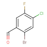 1067882-63-6 2-bromo-4-chloro-5-fluorobenzaldehyde chemical structure