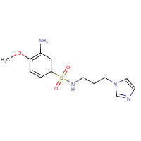 1038730-83-4 3-amino-N-(3-imidazol-1-ylpropyl)-4-methoxybenzenesulfonamide chemical structure