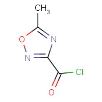 155062-48-9 5-methyl-1,2,4-oxadiazole-3-carbonyl chloride chemical structure