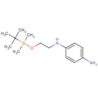 890051-96-4 4-N-[2-[tert-butyl(dimethyl)silyl]oxyethyl]benzene-1,4-diamine chemical structure