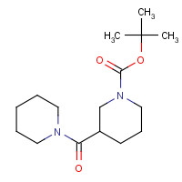 937724-76-0 tert-butyl 3-(piperidine-1-carbonyl)piperidine-1-carboxylate chemical structure