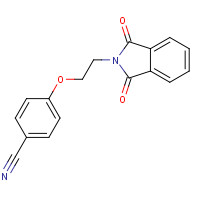 167762-93-8 4-[2-(1,3-dioxoisoindol-2-yl)ethoxy]benzonitrile chemical structure
