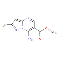 691869-96-2 methyl 7-amino-2-methylpyrazolo[1,5-a]pyrimidine-6-carboxylate chemical structure