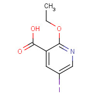 335078-07-4 2-ethoxy-5-iodopyridine-3-carboxylic acid chemical structure
