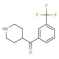 61714-97-4 piperidin-4-yl-[3-(trifluoromethyl)phenyl]methanone chemical structure