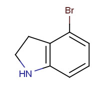 86626-38-2 4-bromo-2,3-dihydro-1H-indole chemical structure