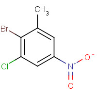 89642-17-1 2-bromo-1-chloro-3-methyl-5-nitrobenzene chemical structure