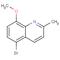 103862-55-1 5-bromo-8-methoxy-2-methylquinoline chemical structure