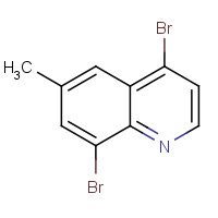 1189106-63-5 4,8-dibromo-6-methylquinoline chemical structure