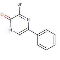67602-02-2 3-bromo-5-phenyl-1H-pyrazin-2-one chemical structure