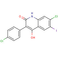1398343-65-1 7-chloro-3-(4-chlorophenyl)-4-hydroxy-6-iodo-1H-quinolin-2-one chemical structure