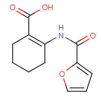 938181-06-7 2-(furan-2-carbonylamino)cyclohexene-1-carboxylic acid chemical structure