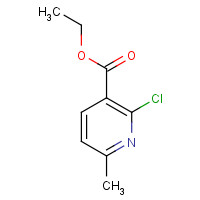 39073-14-8 ethyl 2-chloro-6-methylpyridine-3-carboxylate chemical structure