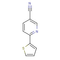 619334-36-0 6-thiophen-2-ylpyridine-3-carbonitrile chemical structure