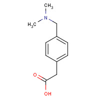 99985-52-1 2-[4-[(dimethylamino)methyl]phenyl]acetic acid chemical structure