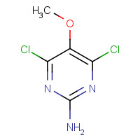 13428-25-6 4,6-dichloro-5-methoxypyrimidin-2-amine chemical structure