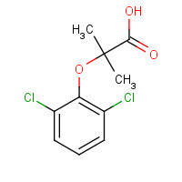 16740-71-9 2-(2,6-dichlorophenoxy)-2-methylpropanoic acid chemical structure
