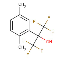 2010-62-0 2-(2,5-dimethylphenyl)-1,1,1,3,3,3-hexafluoropropan-2-ol chemical structure