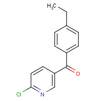 842136-02-1 (6-chloropyridin-3-yl)-(4-ethylphenyl)methanone chemical structure