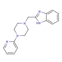 70006-24-5 2-[(4-pyridin-2-ylpiperazin-1-yl)methyl]-1H-benzimidazole chemical structure