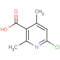630082-81-4 6-chloro-2,4-dimethylpyridine-3-carboxylic acid chemical structure