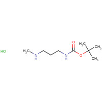 1188264-02-9 tert-butyl N-[3-(methylamino)propyl]carbamate;hydrochloride chemical structure
