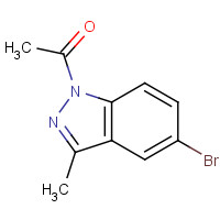 651780-46-0 1-(5-bromo-3-methylindazol-1-yl)ethanone chemical structure