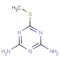 5397-01-3 6-methylsulfanyl-1,3,5-triazine-2,4-diamine chemical structure