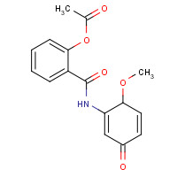 287194-31-4 [2-[(6-methoxy-3-oxocyclohexa-1,4-dien-1-yl)carbamoyl]phenyl] acetate chemical structure