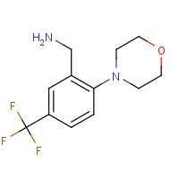 892502-14-6 [2-morpholin-4-yl-5-(trifluoromethyl)phenyl]methanamine chemical structure