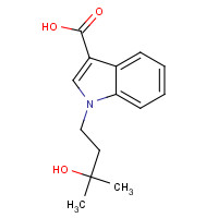 1313043-19-4 1-(3-hydroxy-3-methylbutyl)indole-3-carboxylic acid chemical structure
