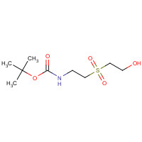 142604-13-5 tert-butyl N-[2-(2-hydroxyethylsulfonyl)ethyl]carbamate chemical structure