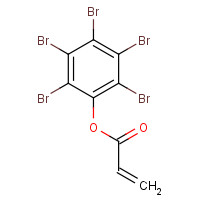 52660-82-9 (2,3,4,5,6-pentabromophenyl) prop-2-enoate chemical structure
